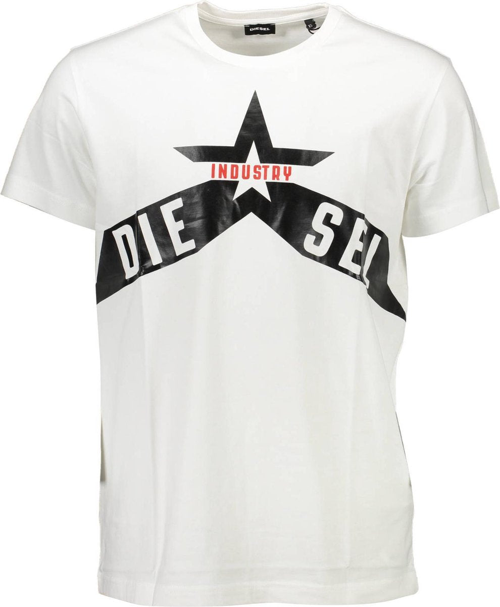 Diesel T-shirt Wit XL Heren