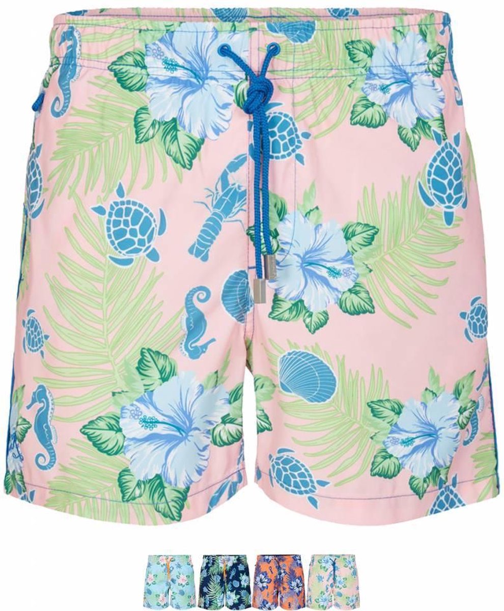 Ramatuelle Zwembroek Heren - Fiji  Zwembroek - Maat XL  - Kleur  Licht blauw / Celeste
