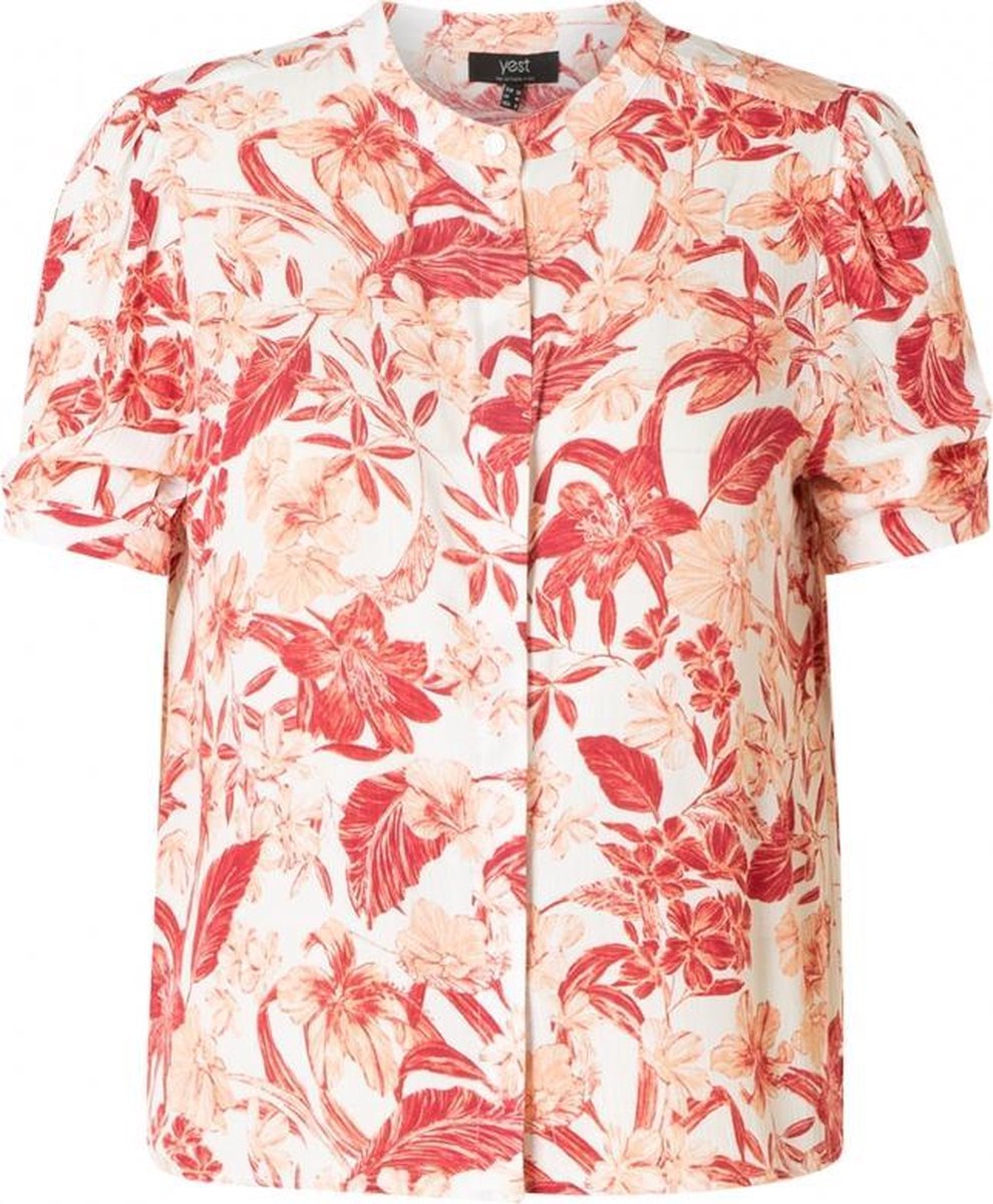 YEST India Blouse - White/Multi-Colour - maat 42