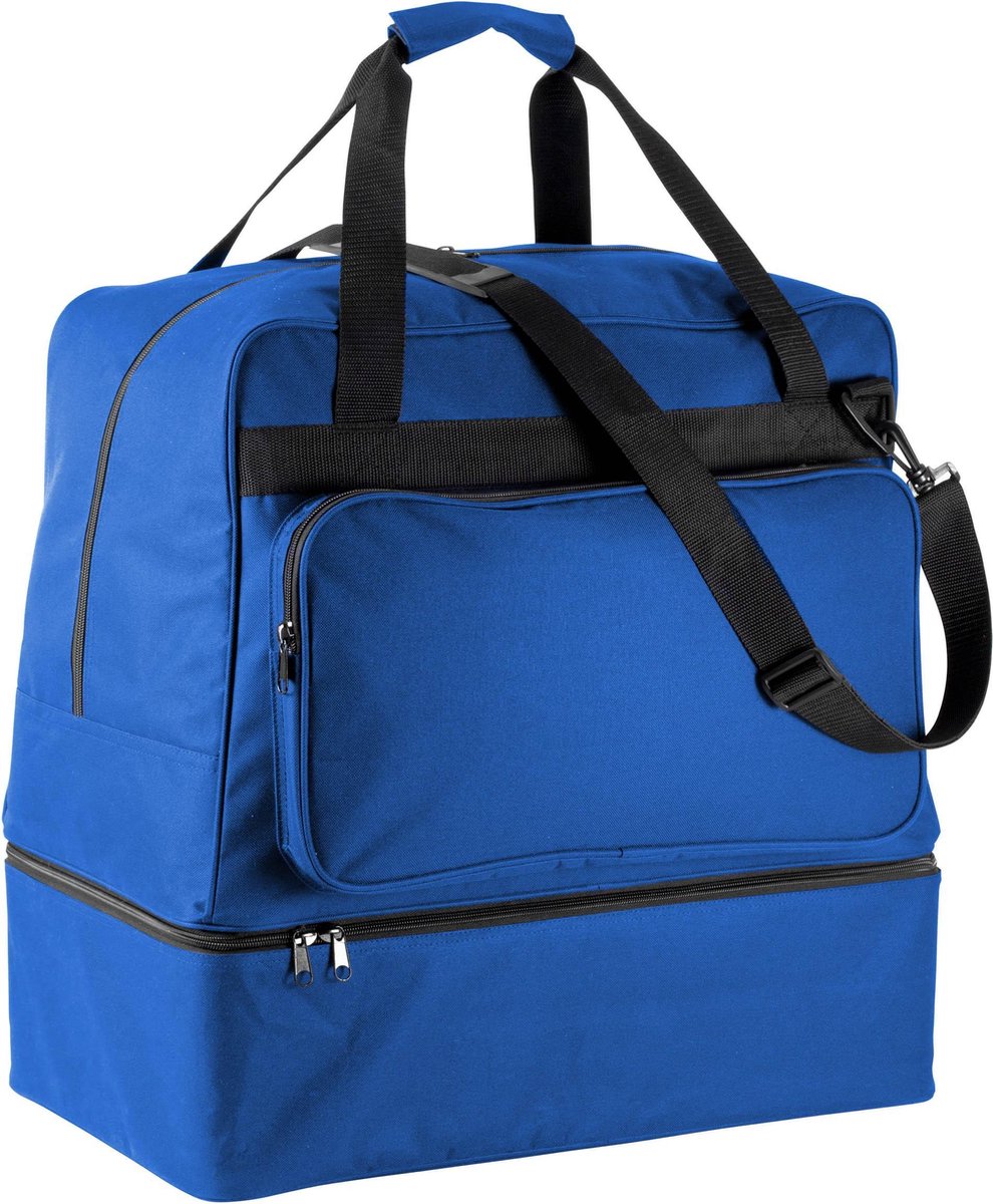 Teamsporttas met handige bodem – 90 liter – blauw