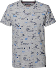 Petrol Industries - Heren Longest road t-shirt - Grijs - Maat XXXL