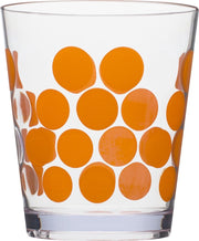 Zak!designs Drinkbeker Dot Dot 420 Ml Oranje/transparant
