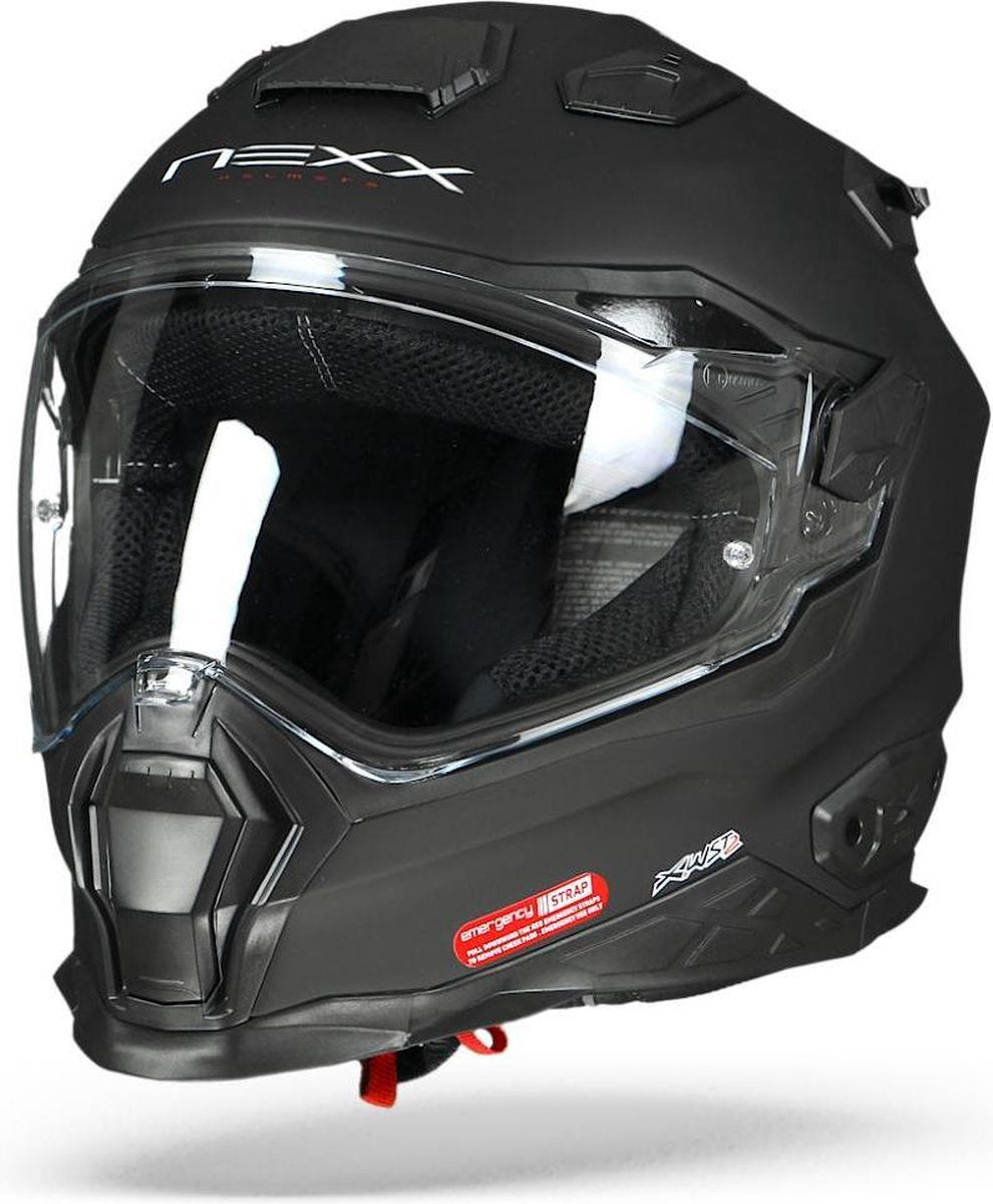 Nexx X.WST2 Plain Mat Zwart Integraalhelm - Motorhelm - Maat M