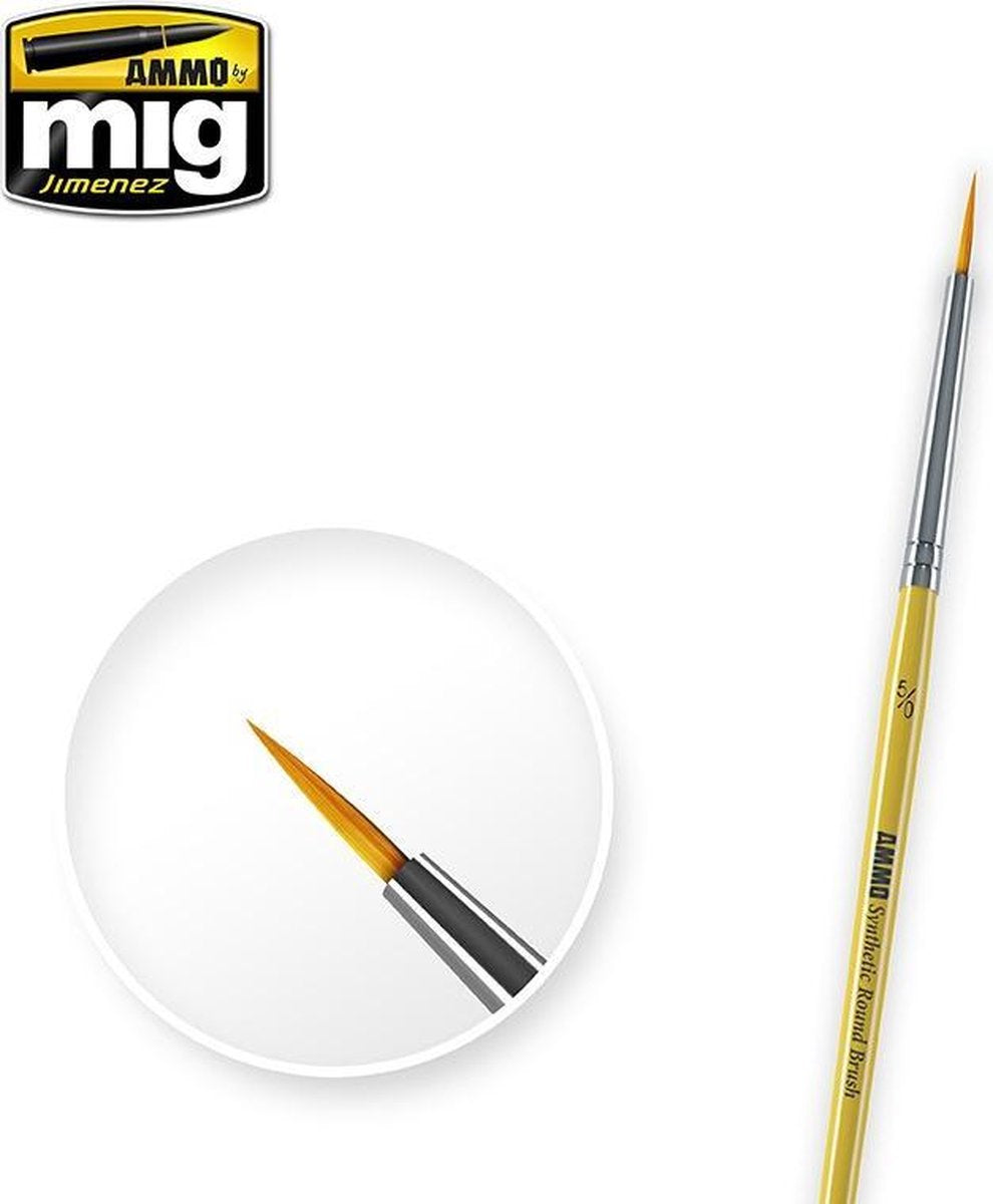 Mig - 5/0 Syntetic Round Brush (Mig8610)