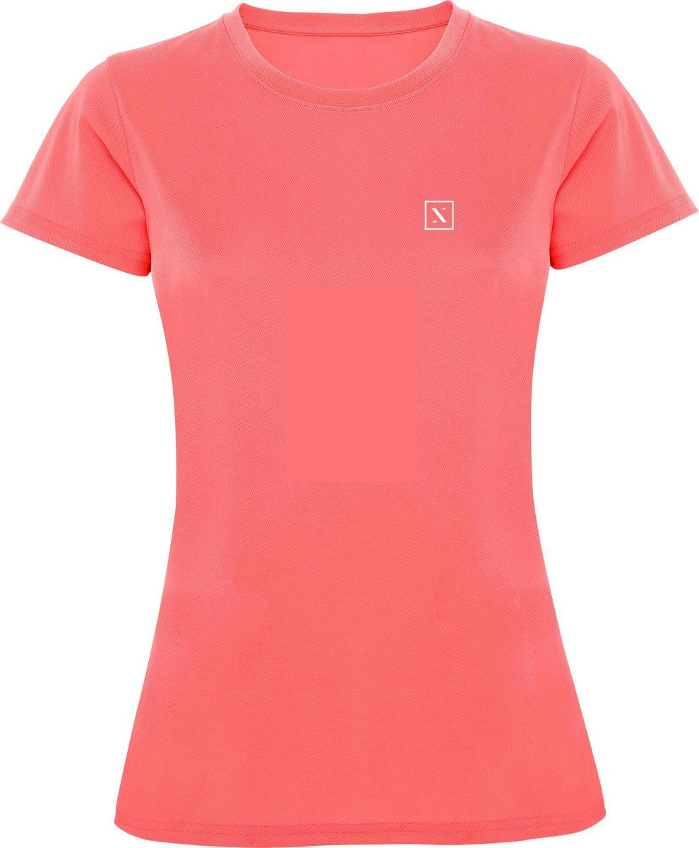 LXURY Comp T-Shirt Coral Maat L - Shirt - Sportshirt - Trainingskleding - Training shirt - Sportkleding - Performance shirt - Dames