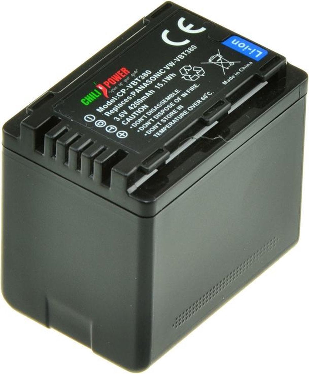 ChiliPower camera accu Panasonic VW-VBT380