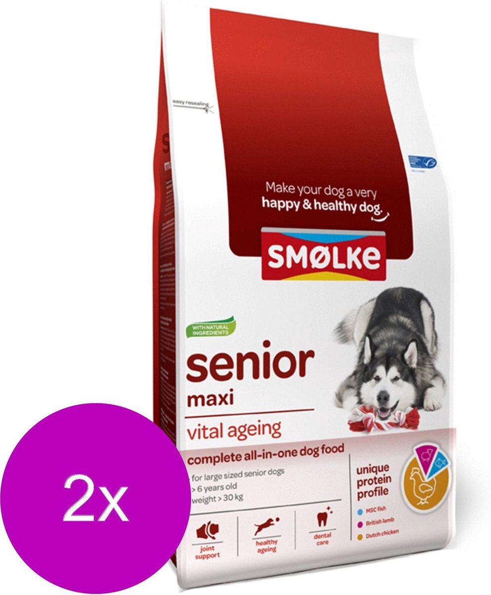 Smolke Senior Maxi - Hondenvoer - 2 x 3 kg