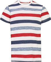Killtec heren streep shirt Mantiro rood - maat L