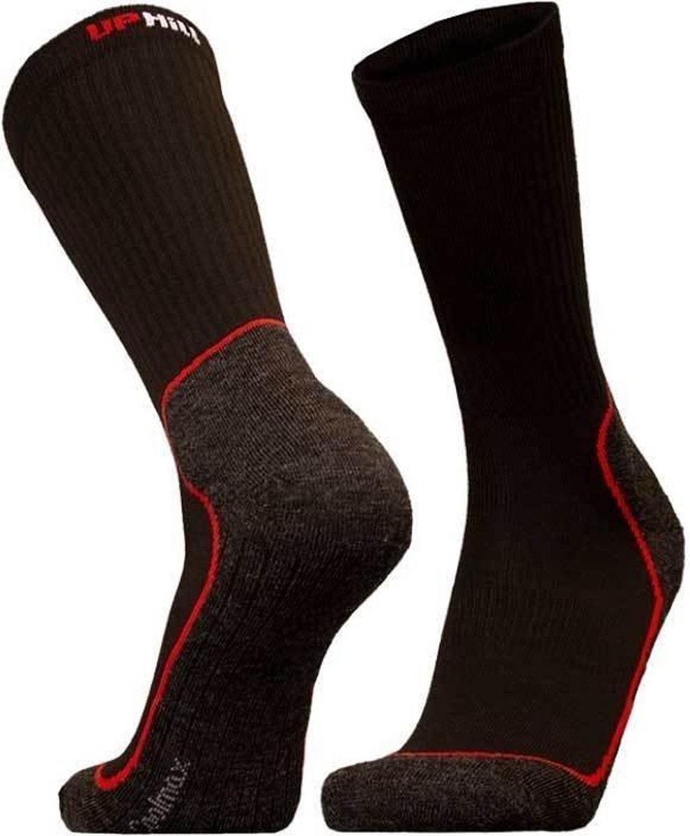 Uphillsport Sokken Kevo Coolmax Zwart/grijs Maat 43-46