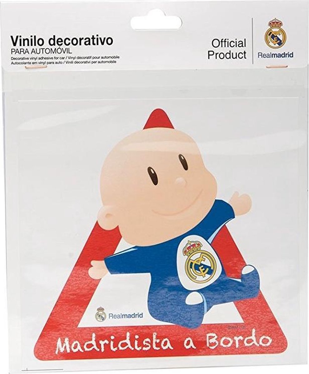 Sumex Sticker Madridista A Bordo Real Madrid Per Stuk