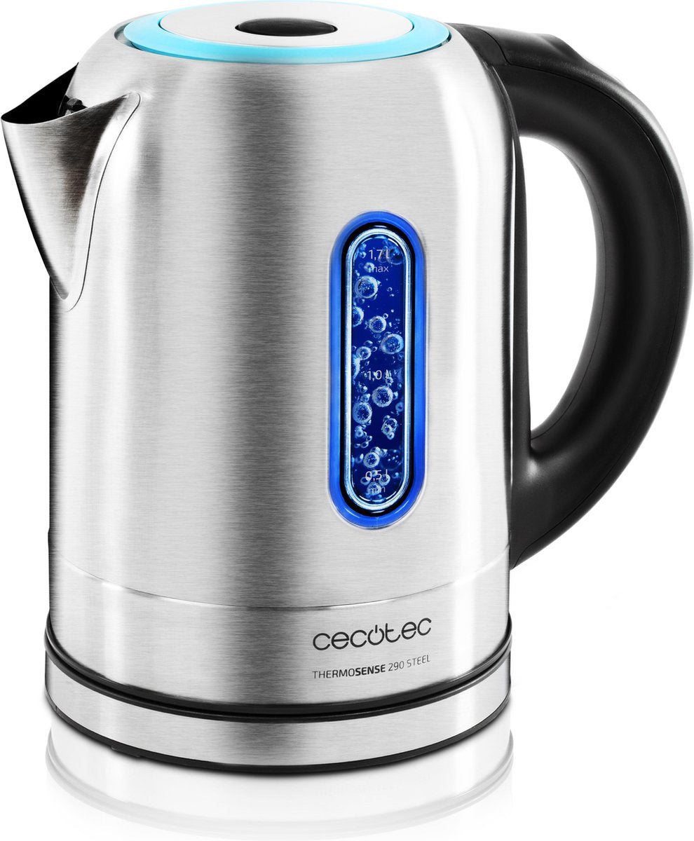 Cecotec ThermoSense Waterkoker met temperatuurregeling - 60 tot 100 graden - 1.7 liter - Water filter - RVS
