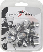 Precision Schroefnoppen Rugby 15 Mm Aluminium Zilver 12 Stuks