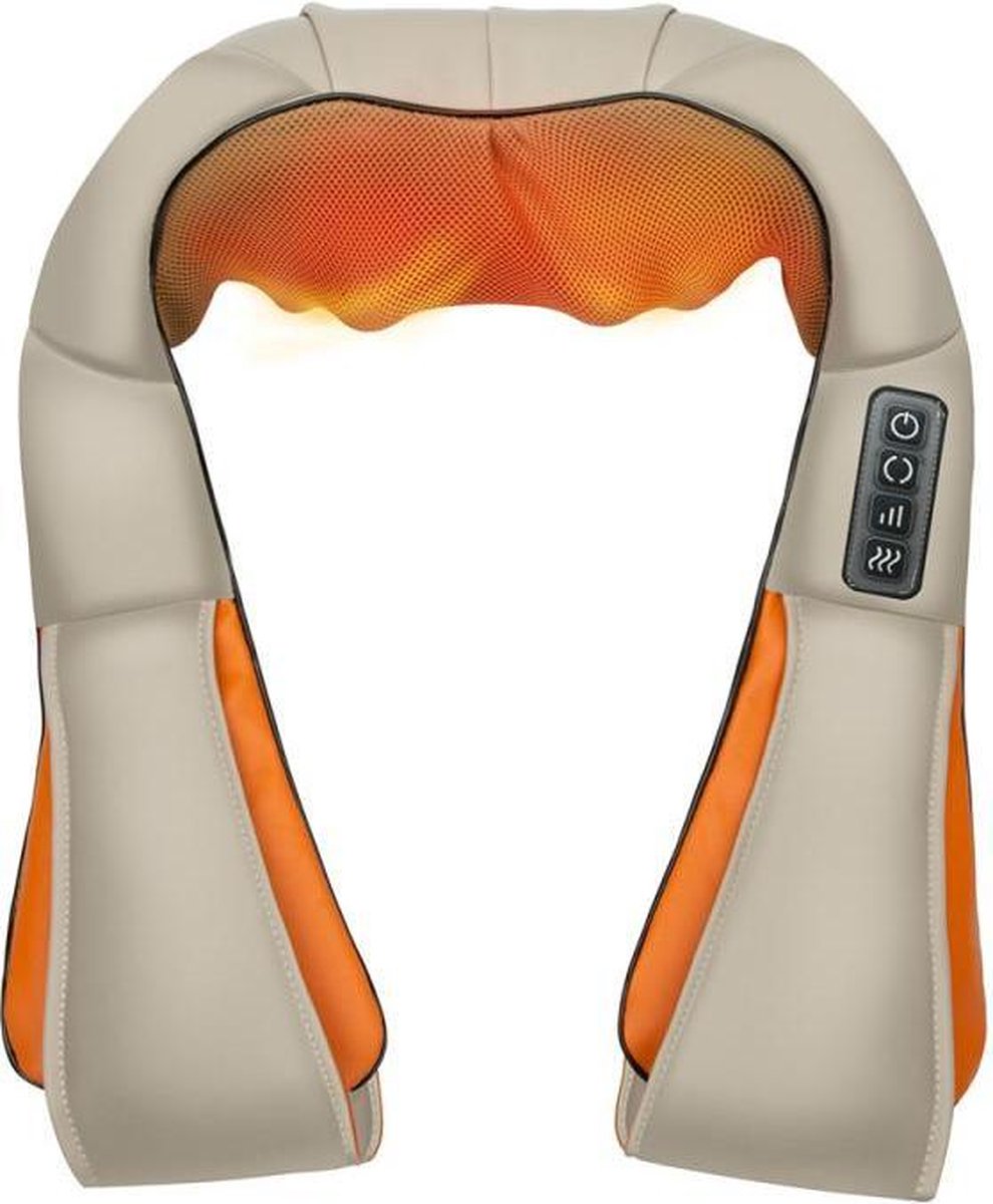 Cenocco Omnium - Shiatsu Massagekussen - Nekmassage apparaat - Rugmassage - Schoudermassge - Inclusief autolader