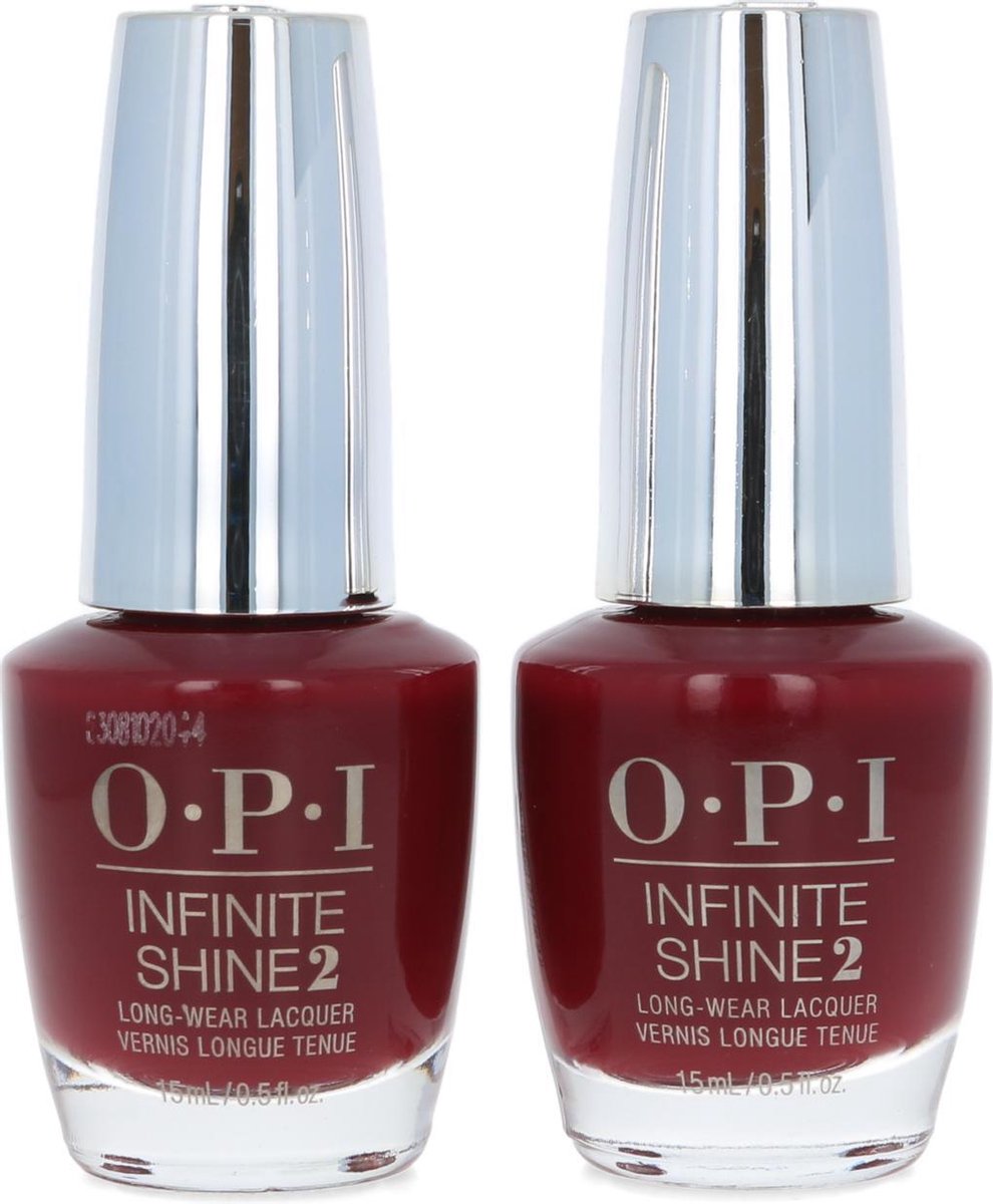 O.P.I Infinite Shine Nagellak - Got The Blues For Red (2 stuks)