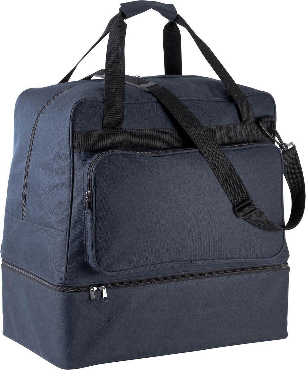 Teamsporttas met handige bodem – 90 liter – navy