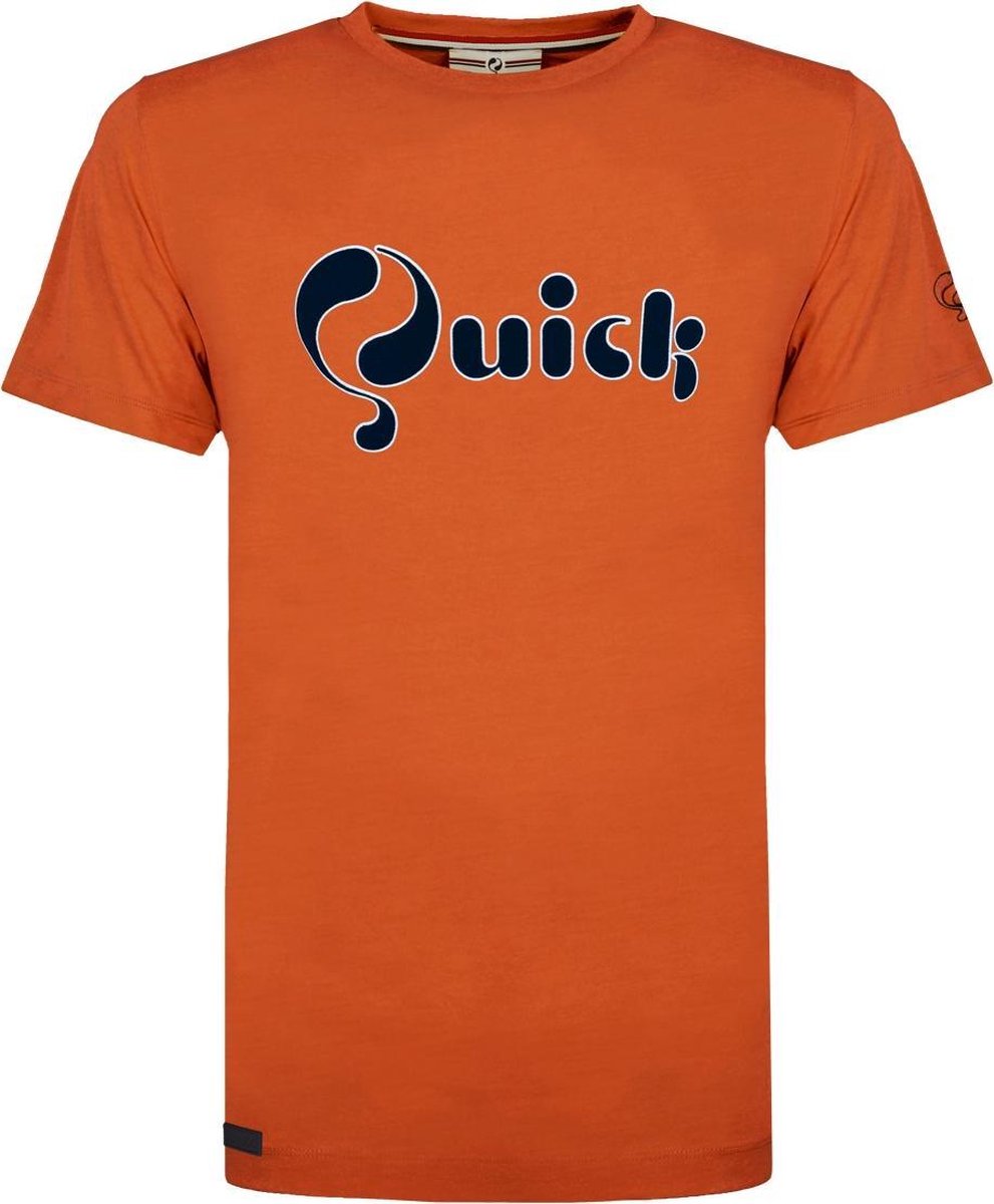 Heren T-shirt Duinzicht - Roest Oranje