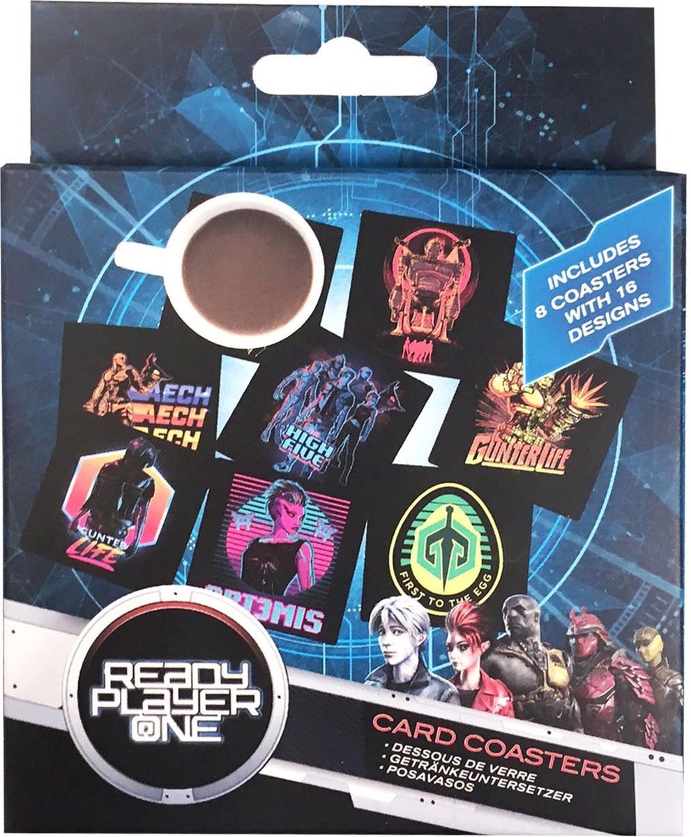 Paladone Onderzetters Ready Player One 8 Stuks