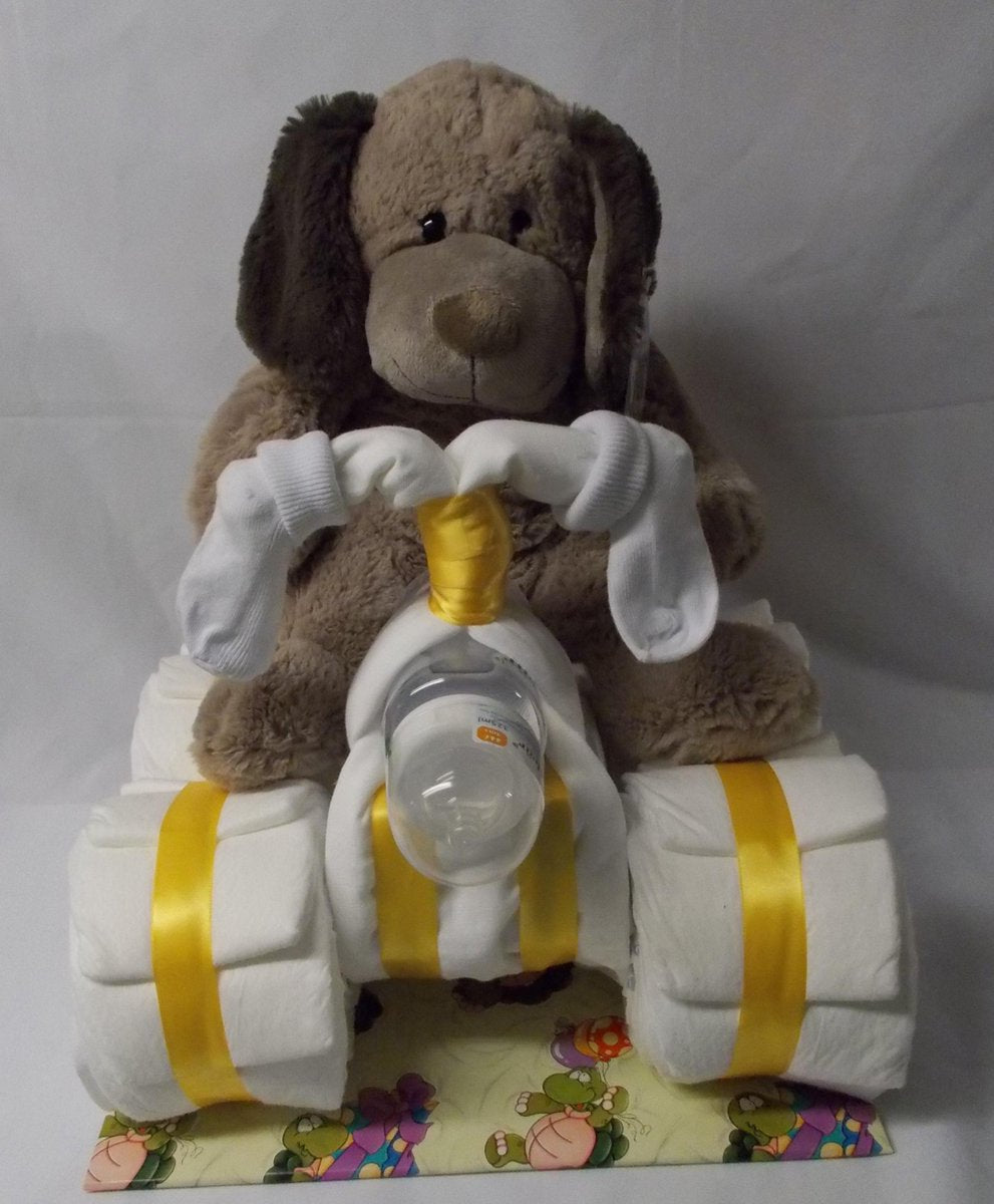 luiertaart /pampertaart Quad groot hondje