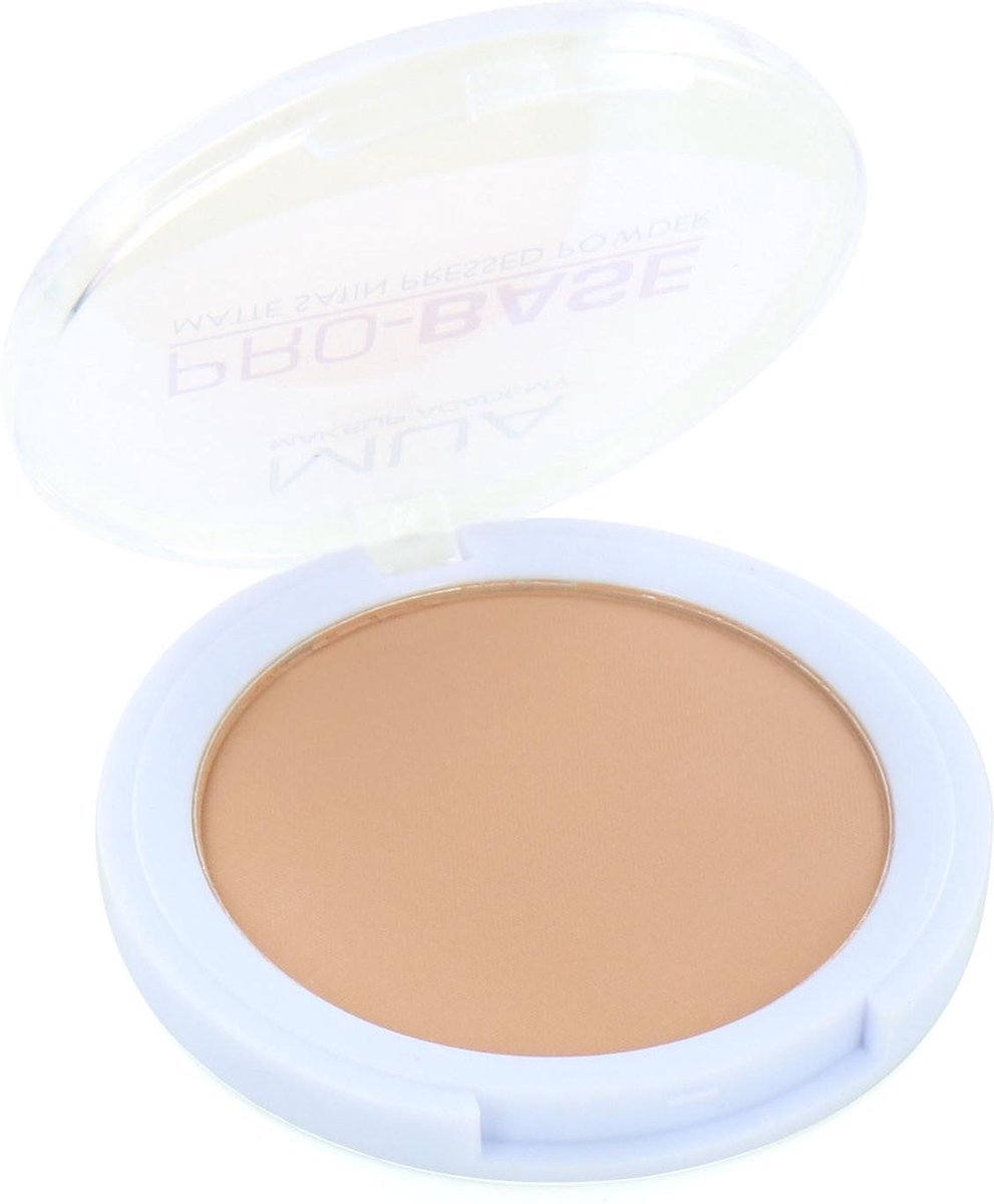 MUA Pro-Base Matte Satin Compact Poeder - Honey