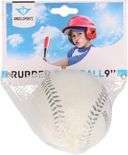 Rubberen honkbal  geel