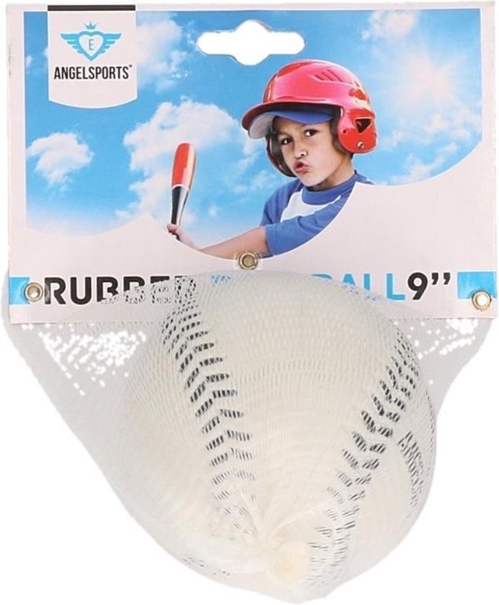 Rubberen honkbal  geel