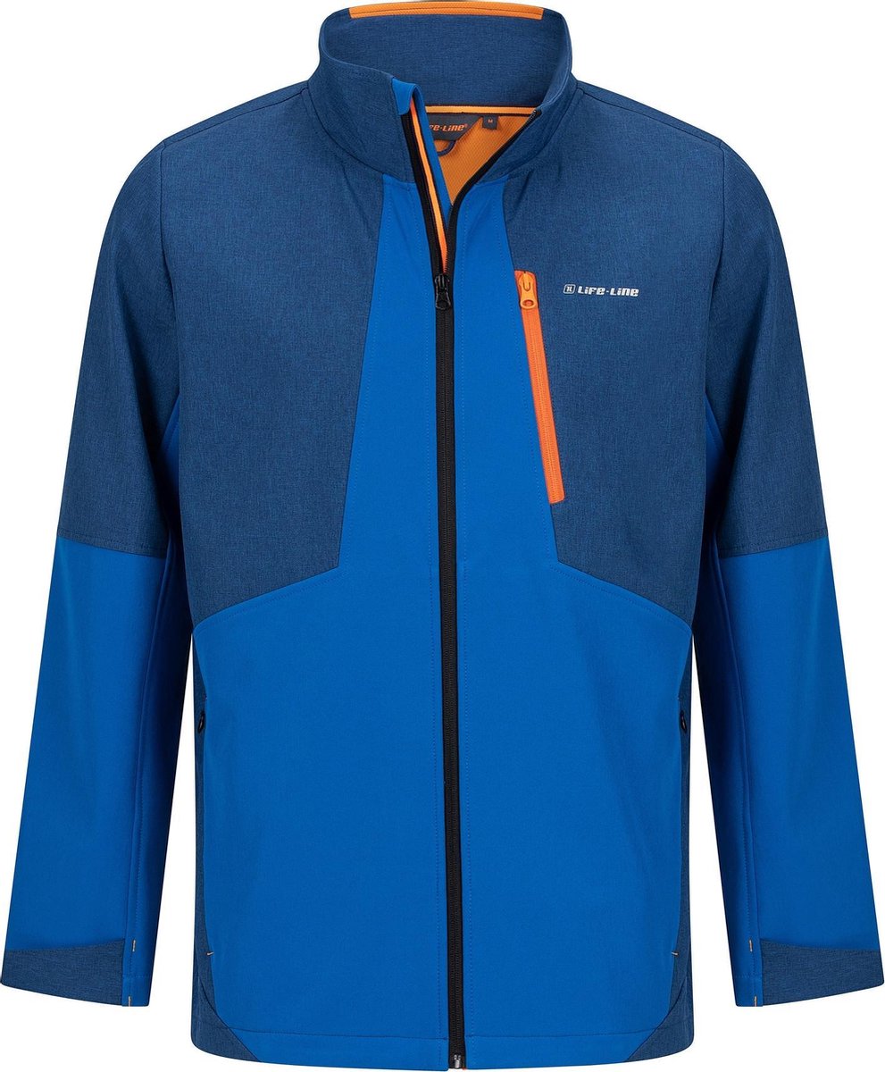 Collin Heren Softshell Jas - Dark Blue Melange