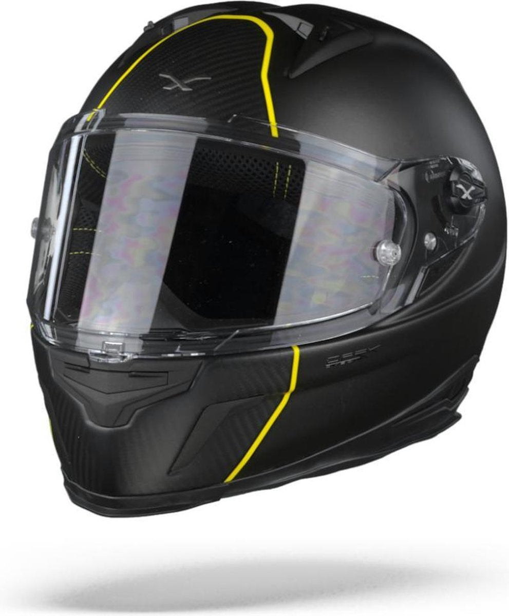 Nexx X.R2 Dark Division Metal Black Carbon Matt  Integraalhelm - Motorhelm - Maat XL
