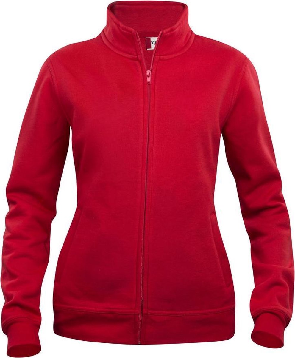 Clique Basic cardigan ds Rood maat S