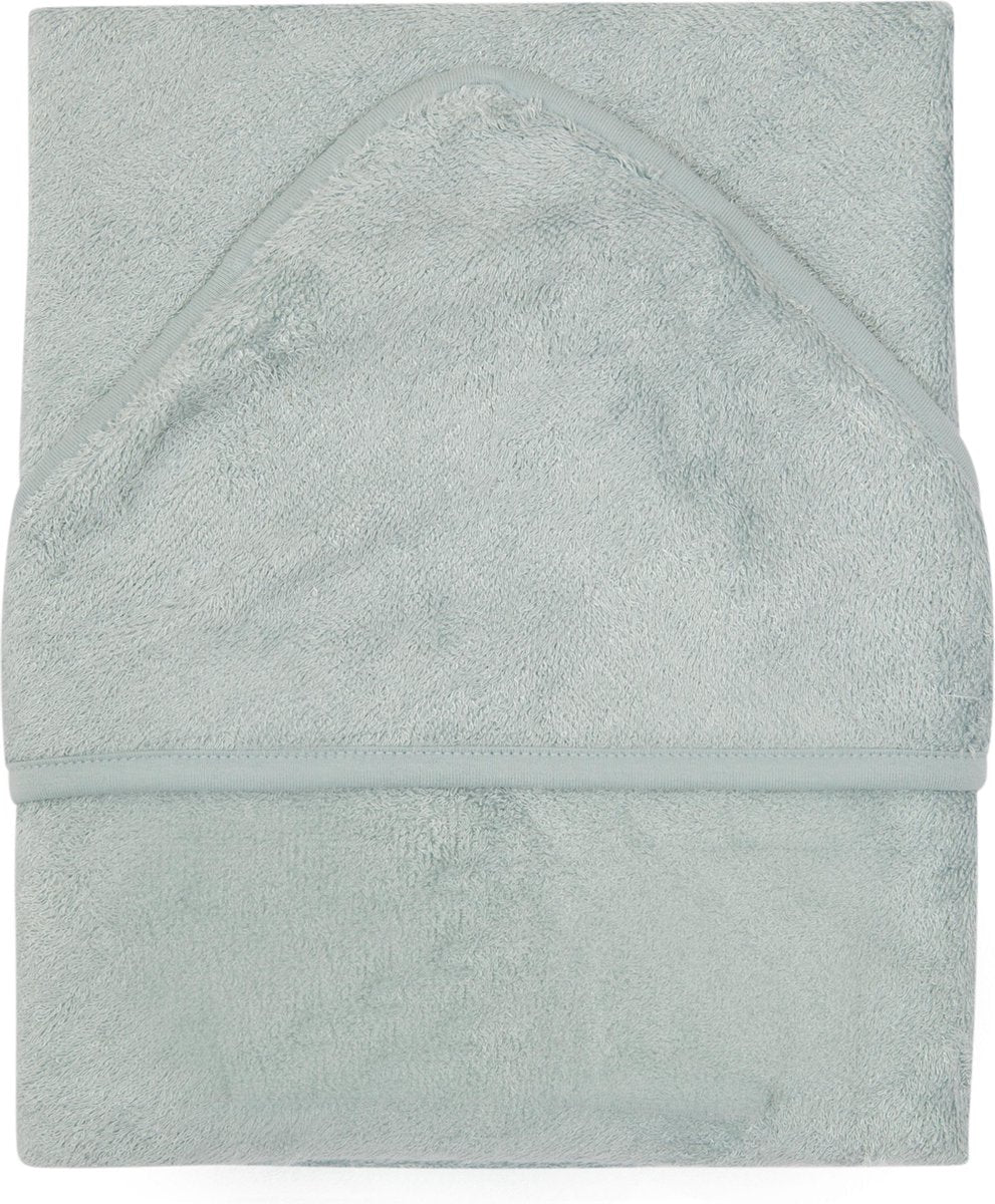 Timboo XL badcape - Sea blue - cape - Handdoek - Bamboe
