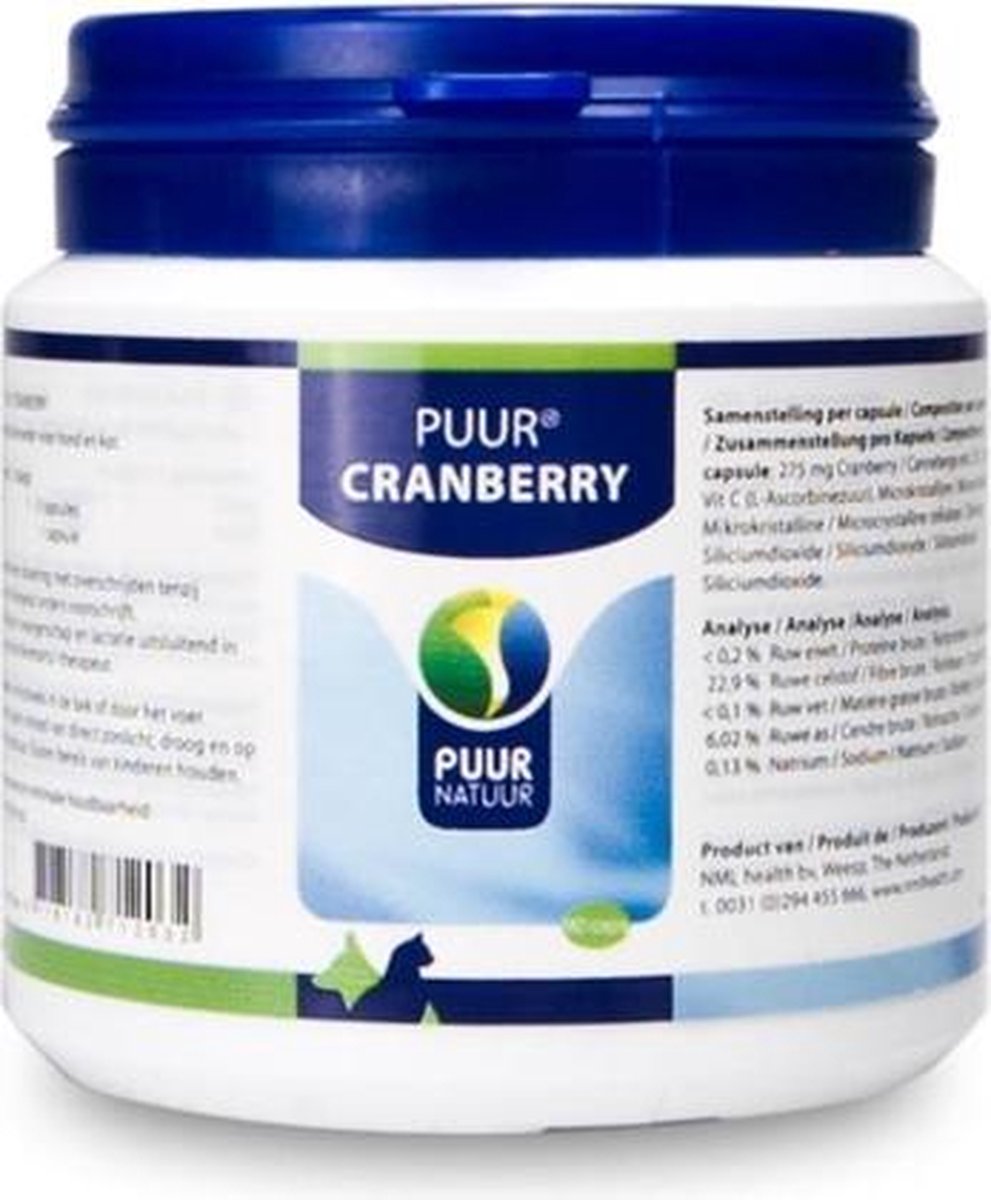 Puur natuur cranberry - 90 capsules - 1 stuks