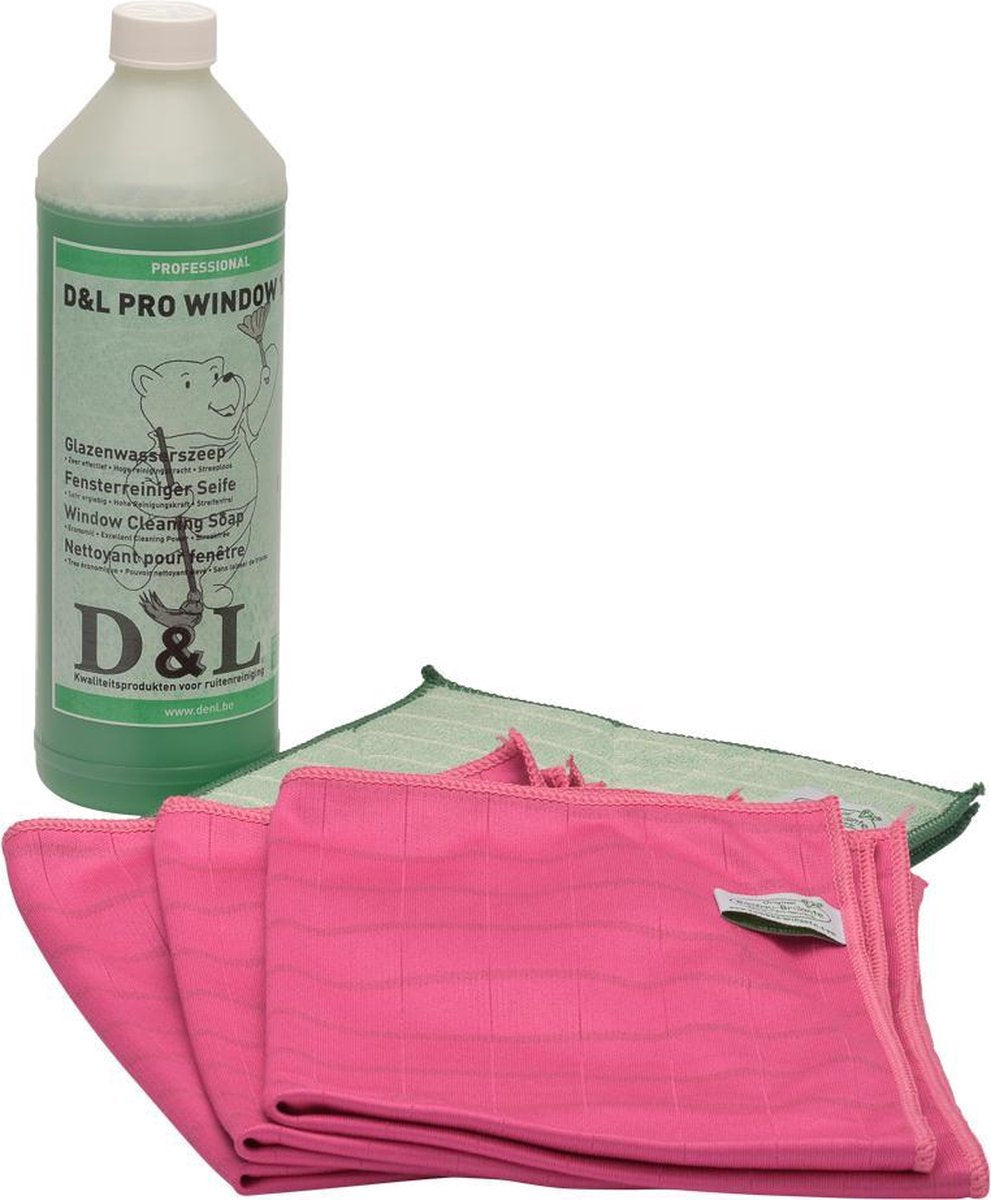 Bamboe Glasdoeken Microvezel Promo Doek Set