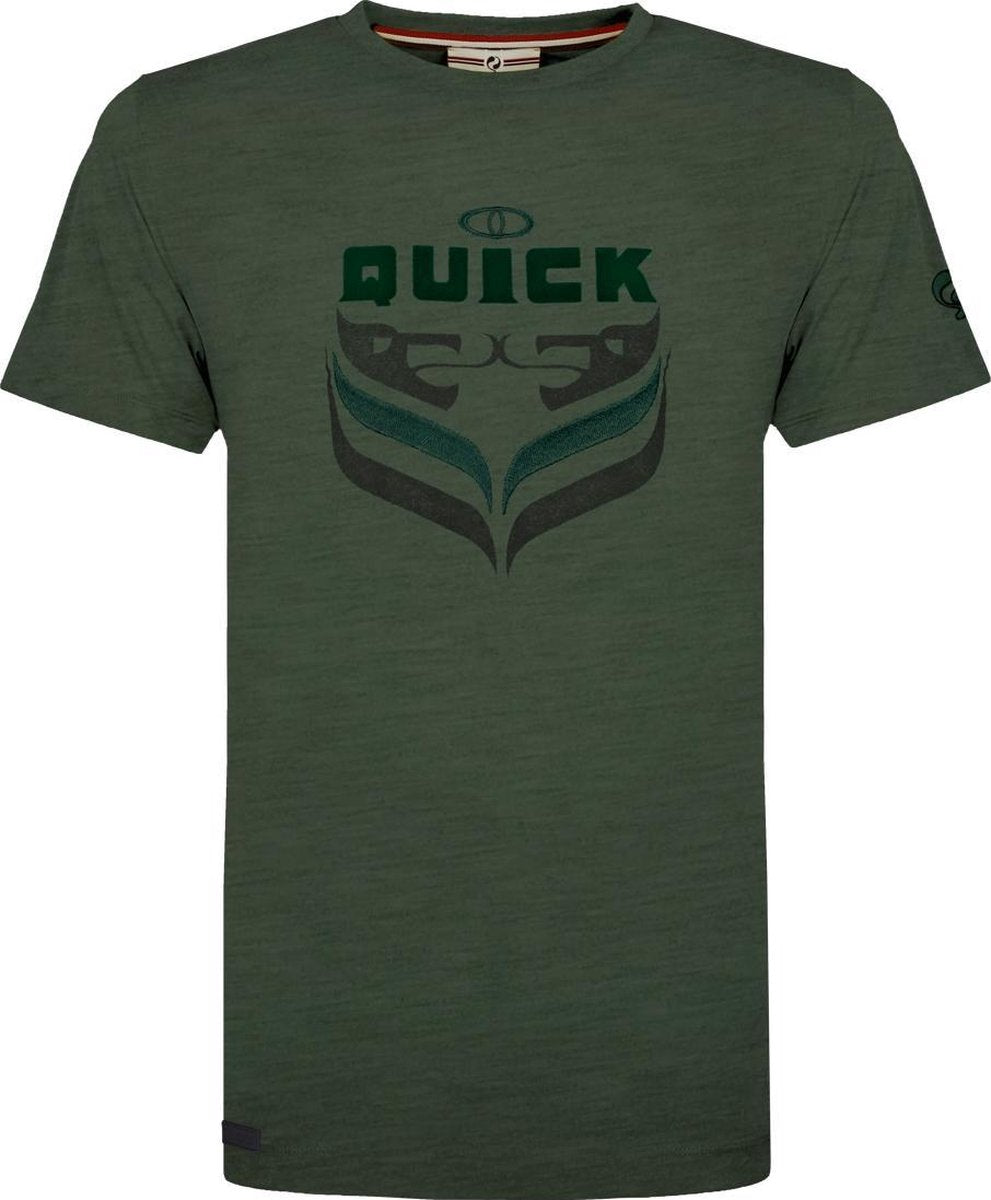 Heren T-shirt Duinzicht - Donkergroen