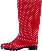 Xq Footwear Regenlaarzen Hoog Dames Rubber Rood Maat 39