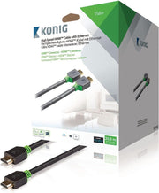 High Speed HDMI -kabel met Ethernet HDMI -connector - HDMI -connector 20.0 m grijs