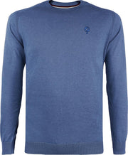 Heren Trui Leusden - Midden blauw