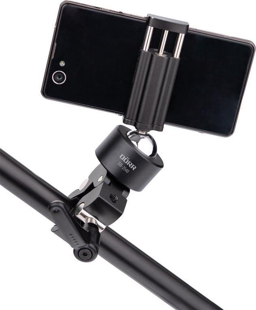 Dörr 380432 houder Mobiele telefoon/Smartphone Zwart Passieve houder