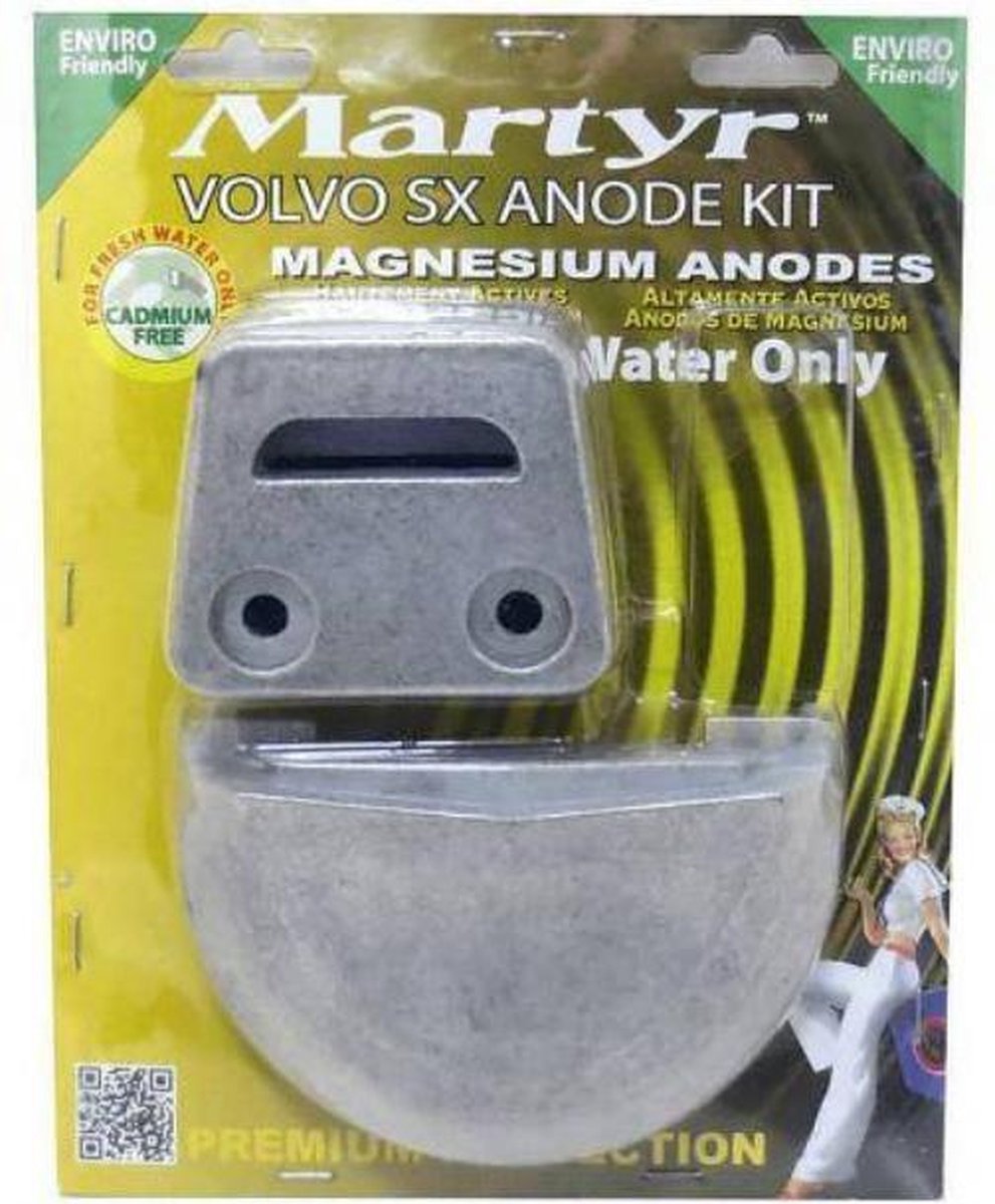Volvo Penta Anode kit SX Volvo magnesium (CMSXKITM)