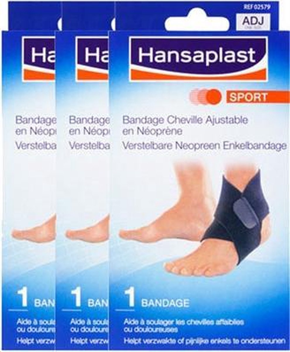 Hansaplast Sport Neopreen Enkelbandage Voordeelverpakking