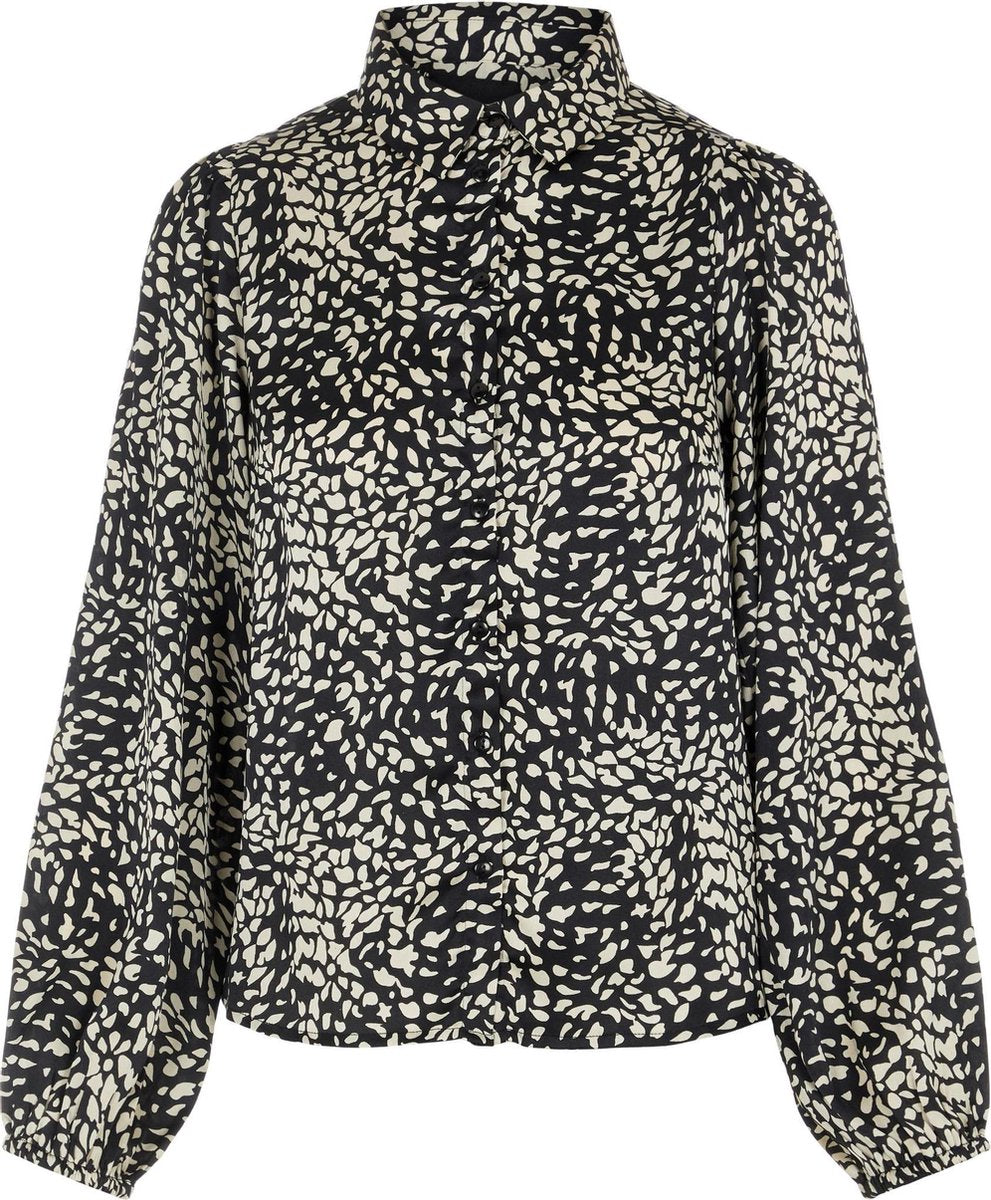 PCDANNI LS SHIRT D2D - 17113263 - BLACK OLIVE - Maat L