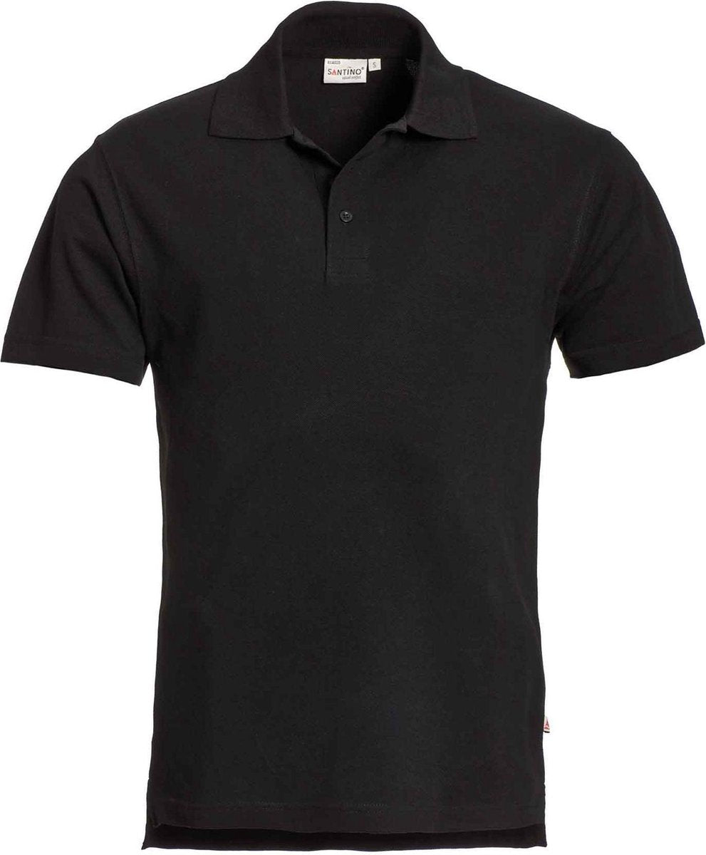 Santino Poloshirt Ricardo Zwart Maat L