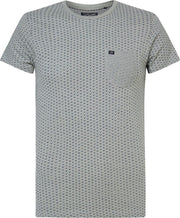Petrol Industries - Heren All-over print t-shirt - Groen - Maat M