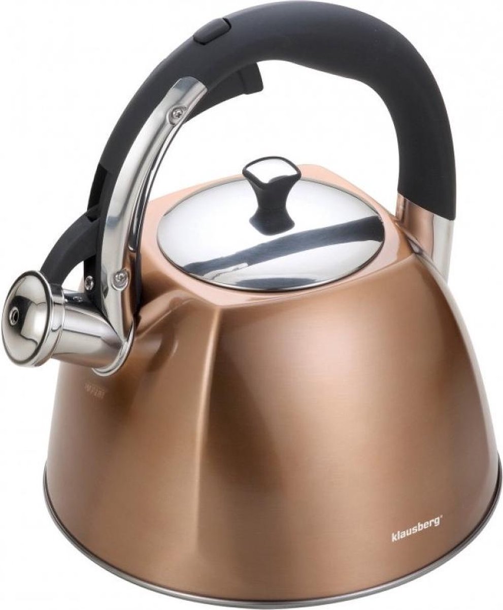 Klausberg 7202 - Fluitketel - 3 liter - koper