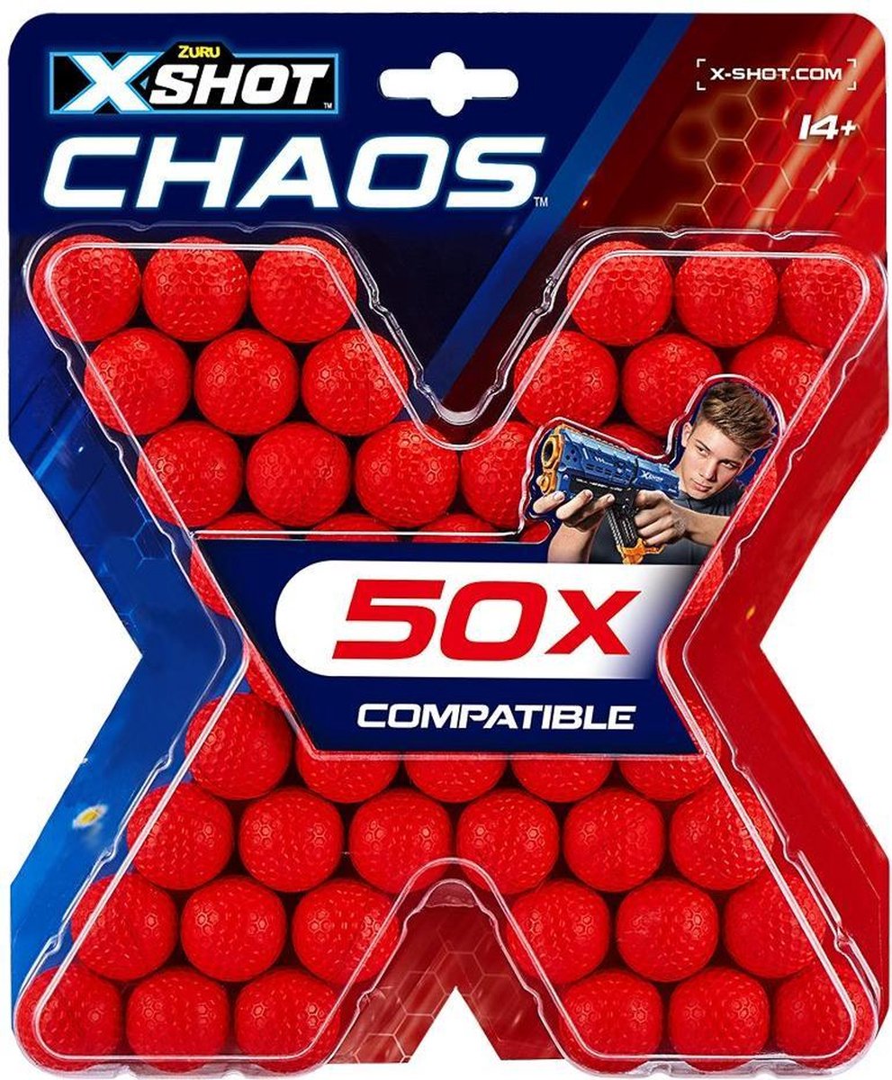 X-Shot Chaos Refill - 50 balletjes
