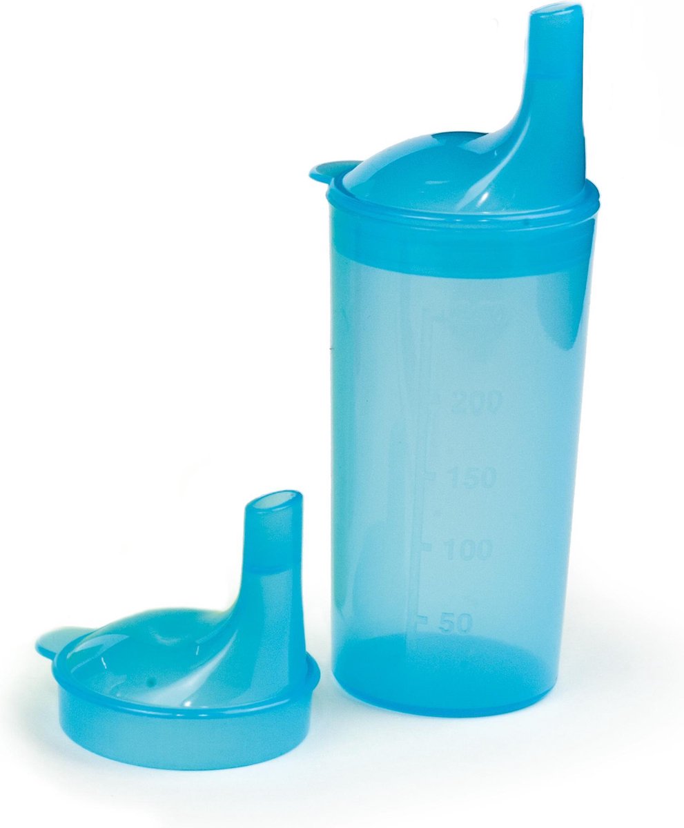 Beker - Blauw met drinktuit voor volwassenen Vitillity