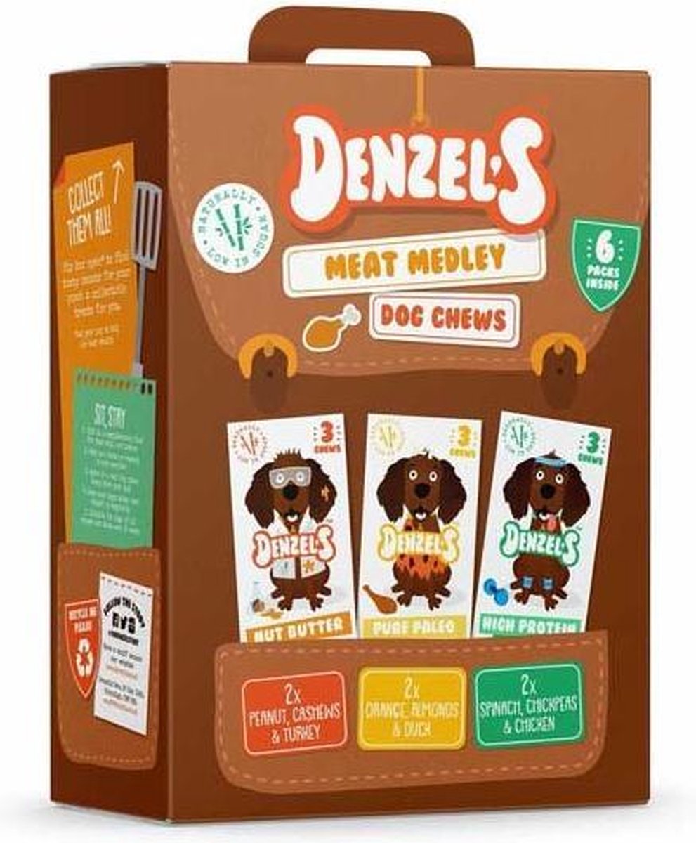 Denzel's Multipack Meat Medly - Kauwstaven