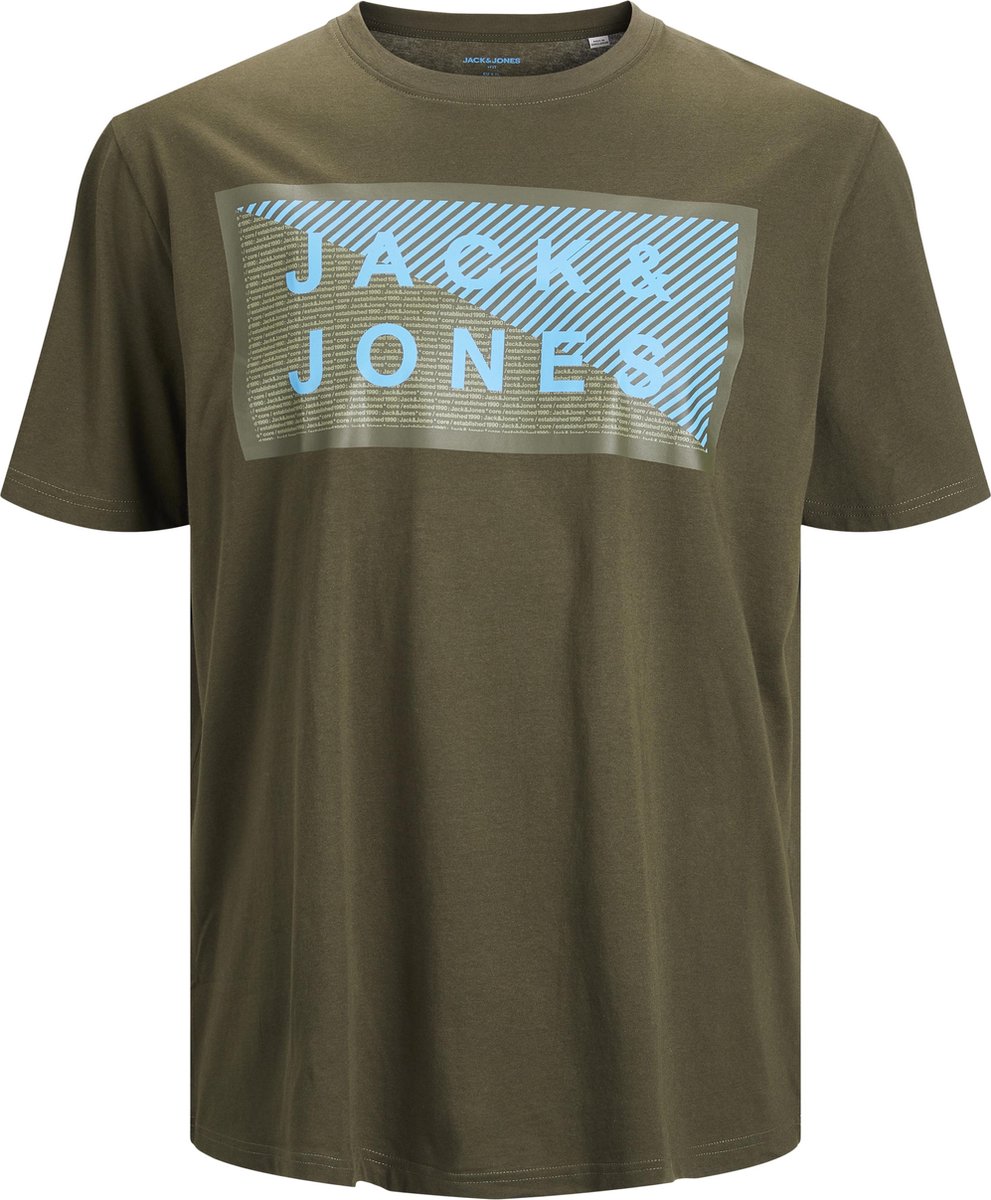 JACK&JONES PLUS SIZE JCOSHAWN TEE SS CREW NECK PS Heren T-shirt - Maat EU3XL