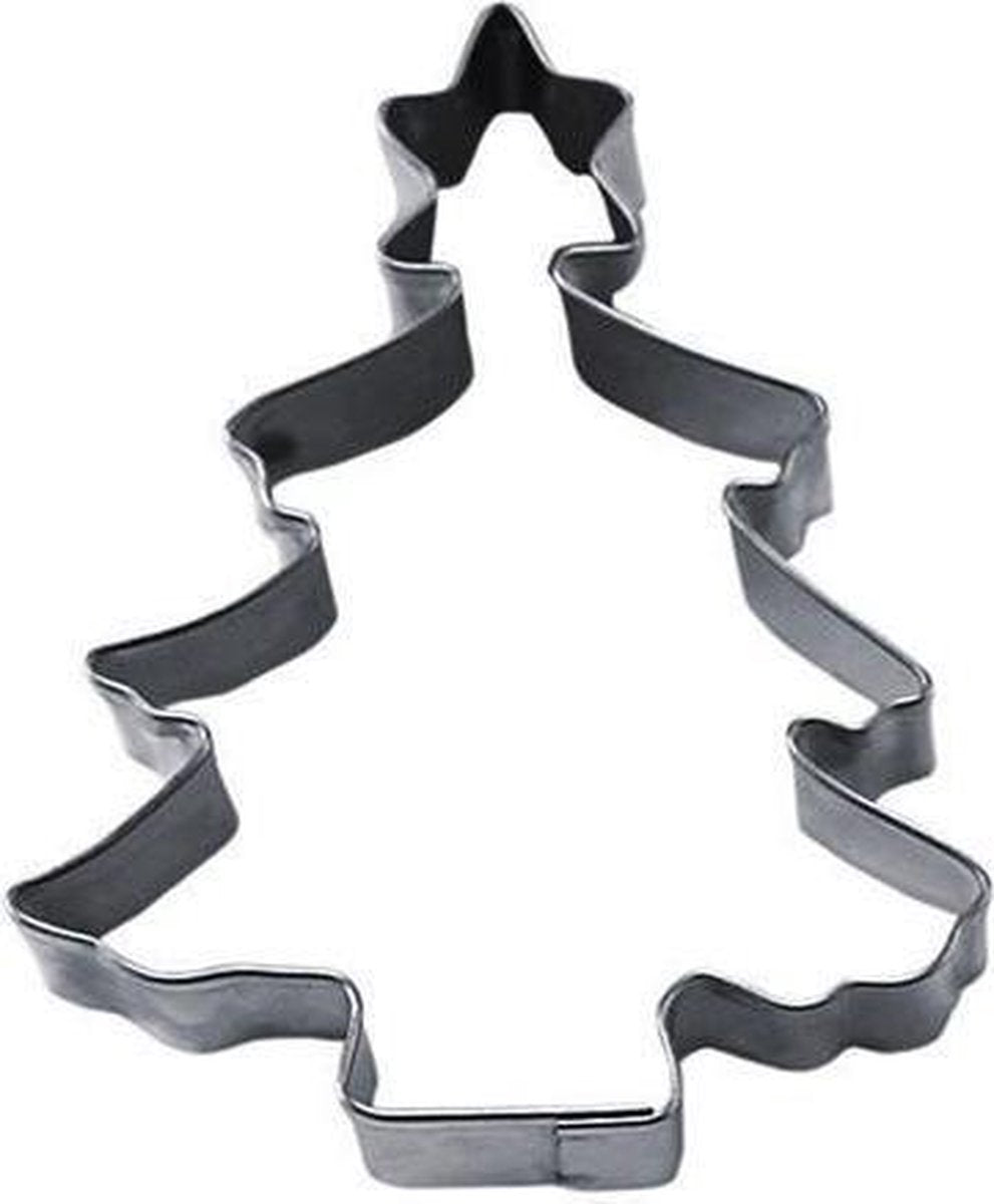 Städter Uitsteker RVS - kerstboom - 6cm