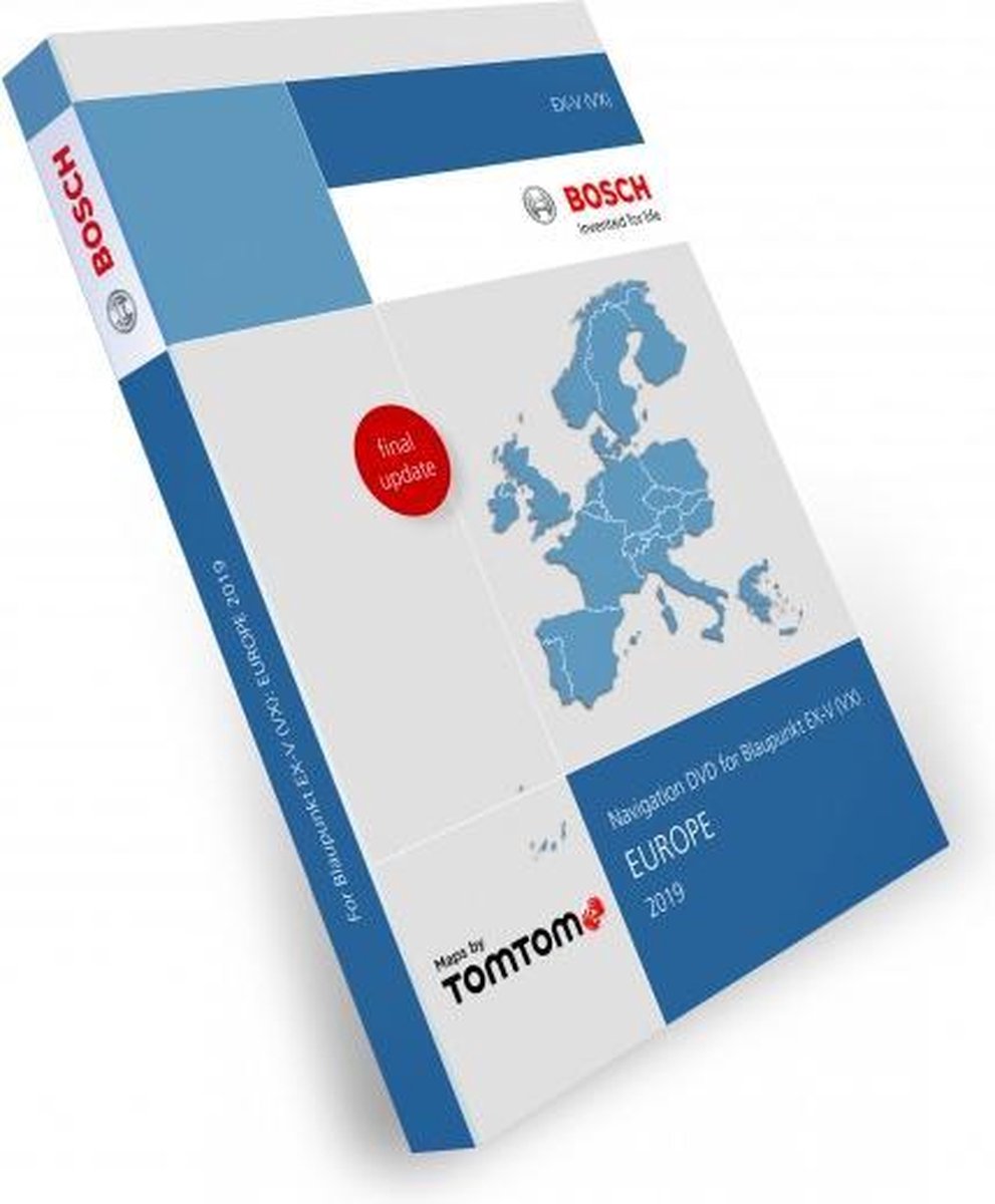 2019 V17 Volkswagen DVD Europa voor RNS MFD Navigation VX systeem