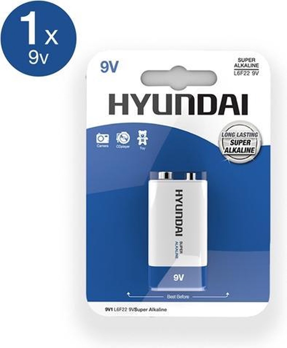 Super Alkaline 9V Batterij - Drogisterij - Batterijen en Laders - Discreet verpakt en bezorgd