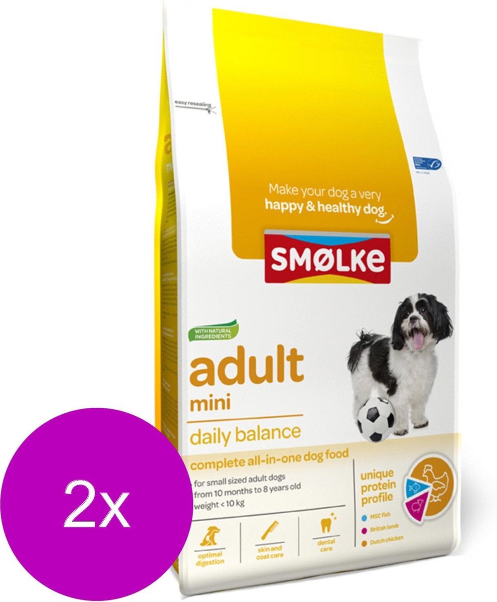 Smolke adult mini hondenvoer 2x 12 kg